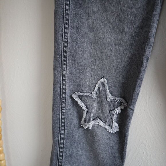Anthropologie Mcguire Star Patch Skinny Jeans Size 24 - Picture 4 of 10